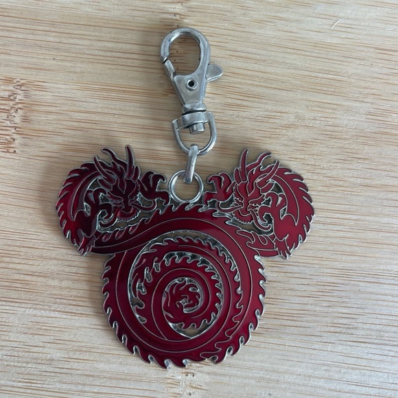 Disney Jewelry - Disney Mickey Mouse Red Dragon 2009 Lanyard Medal
